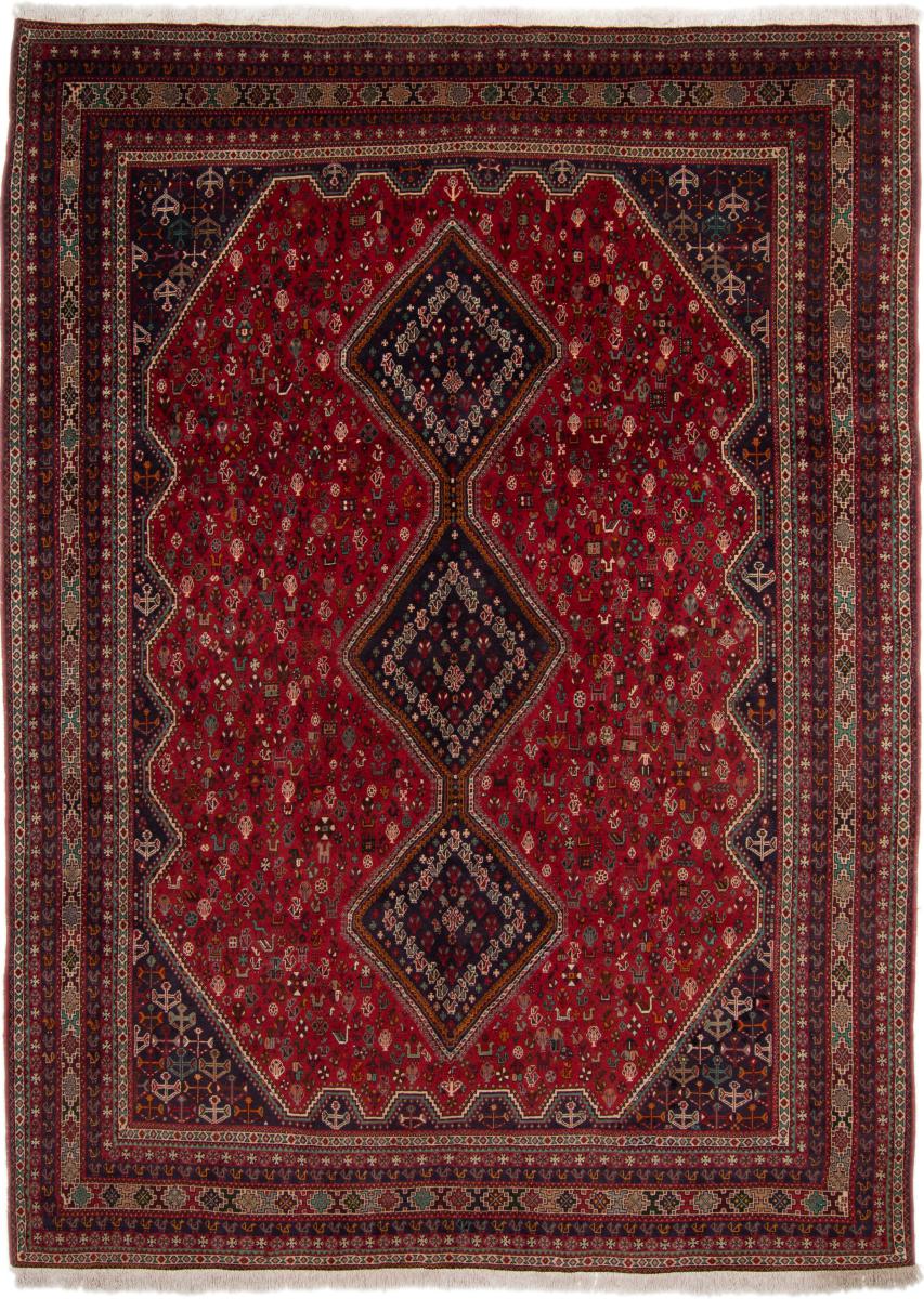 Persian Rug Ghaschghai 13'3"x9'7" 13'3"x9'7", Persian Rug Knotted by hand