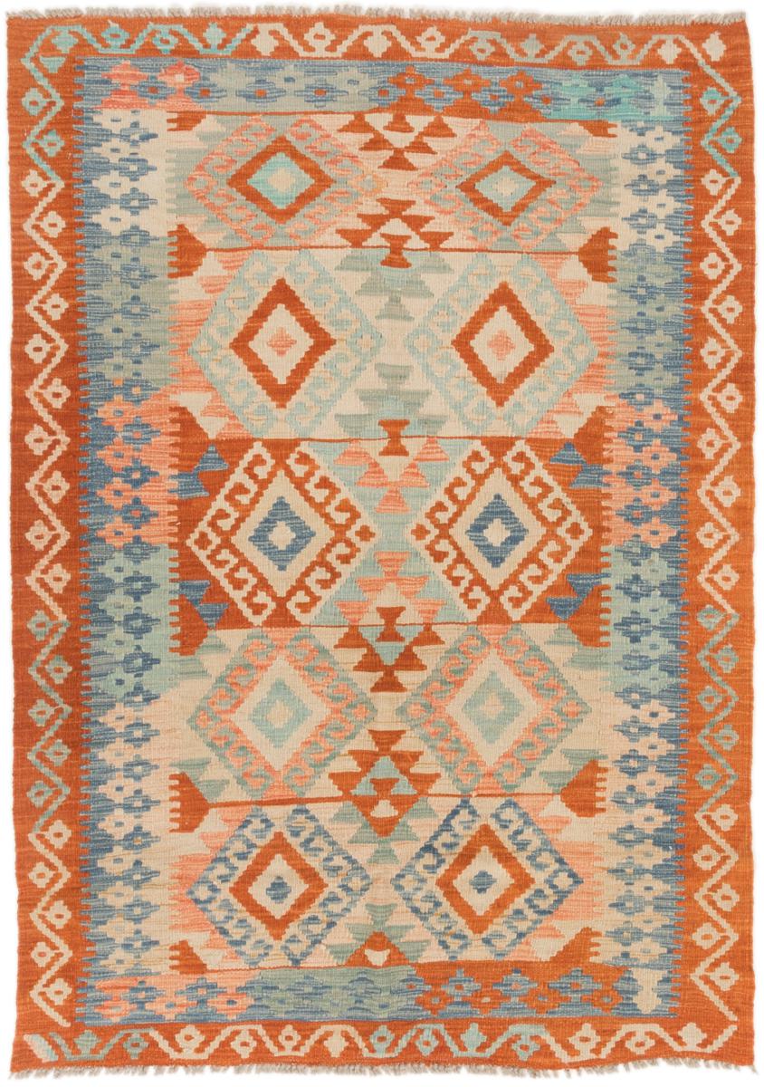 Afghansk tæppe Kelim Afghan 166x118 166x118, Persisk tæppe Håndvævet