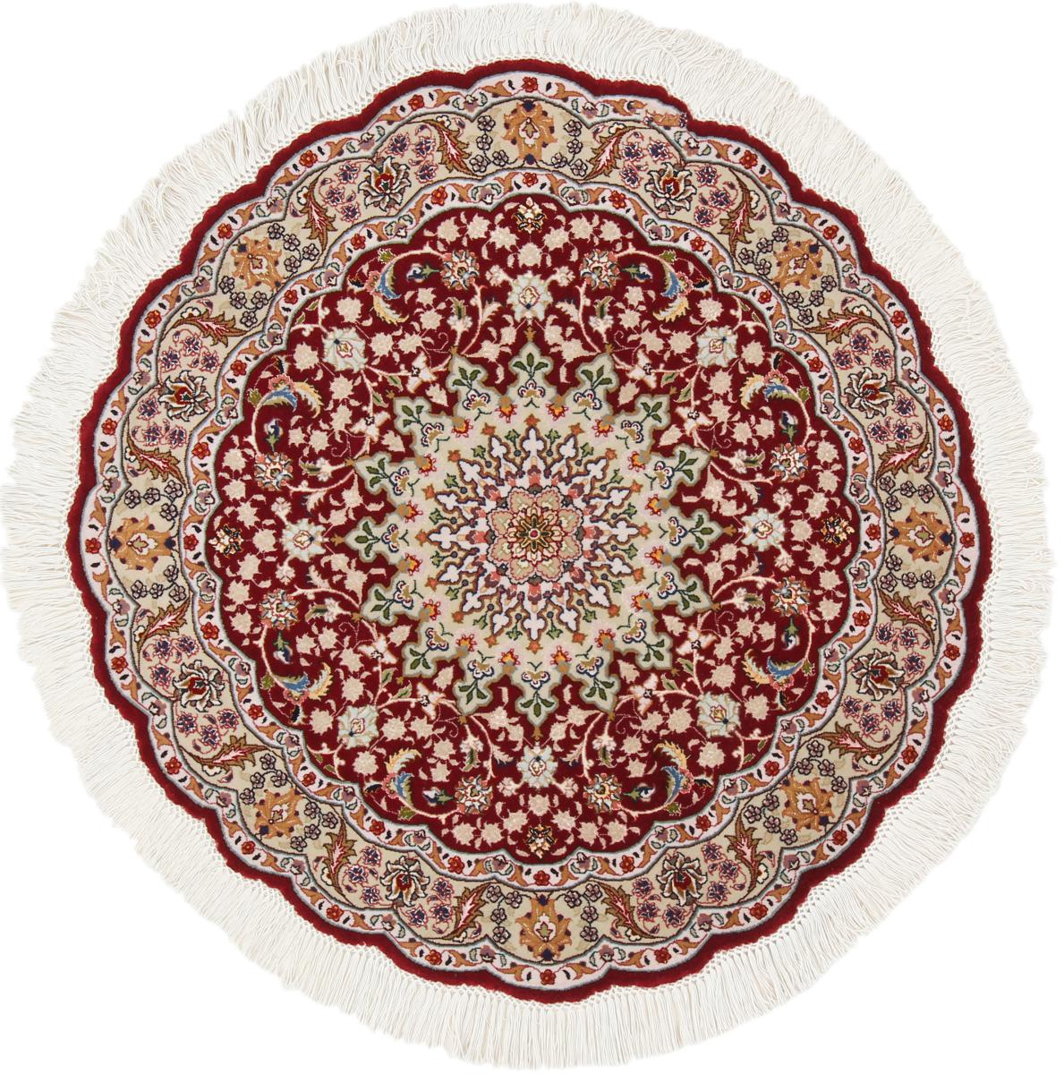 Perzsa szőnyeg Tabriz 50Raj 3'3"x3'3" 3'3"x3'3", Perzsa szőnyeg Kézzel csomózva