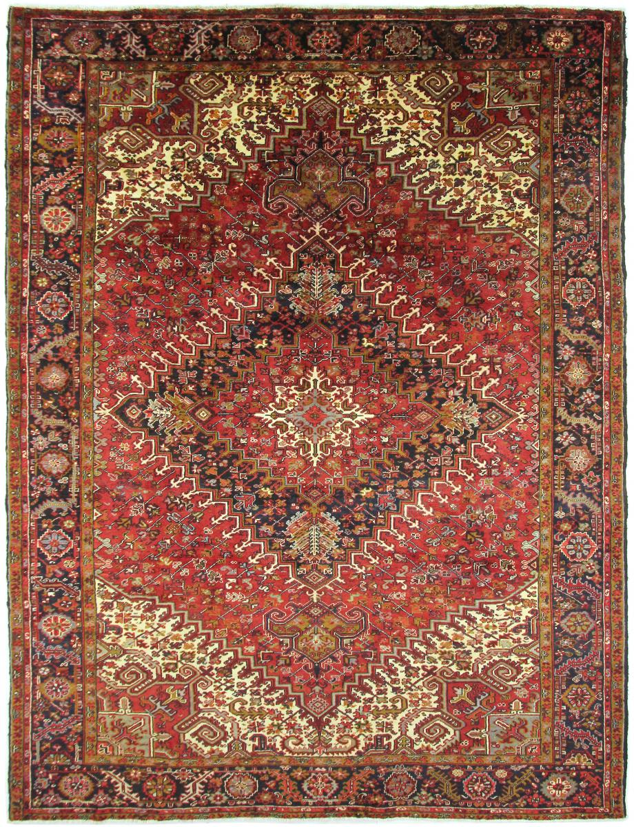 Persian Rug Heriz 397x306 397x306, Persian Rug Knotted by hand