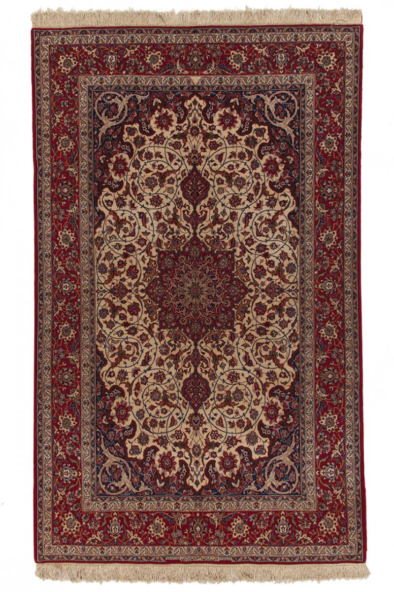 Persian Rug Isfahan Signed Seyrafian Silk Warp 255x159 255x159, Persian Rug Knotted by hand