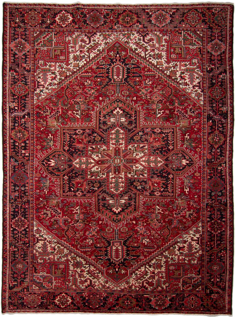 Persian Rug Heriz 11'7"x8'6" 11'7"x8'6", Persian Rug Knotted by hand