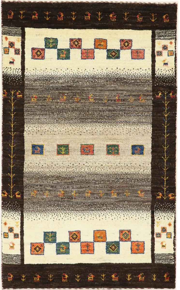 Perzisch tapijt Perzisch Gabbeh Loribaft Nature 132x80 132x80, Perzisch tapijt Handgeknoopte