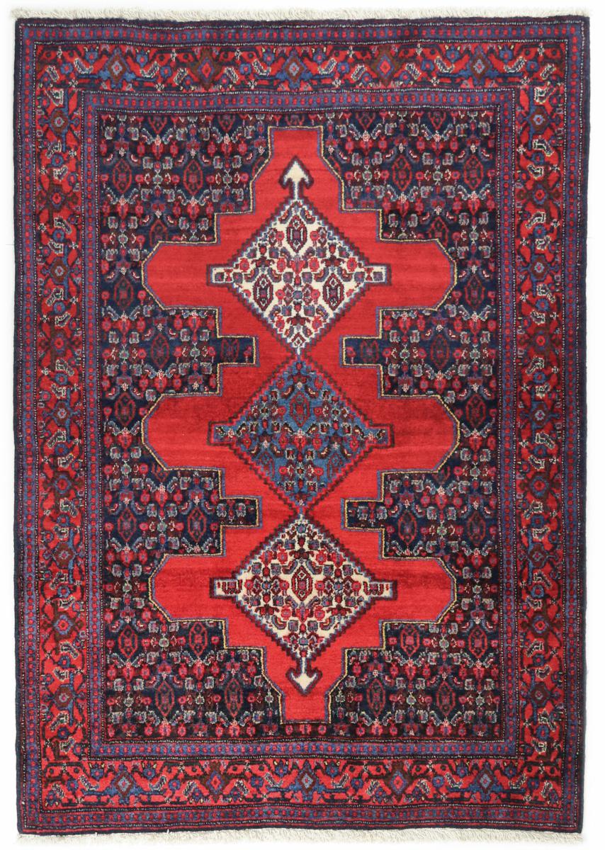 Tapis persan Senneh Antique 158x114 158x114, Tapis persan Noué à la main