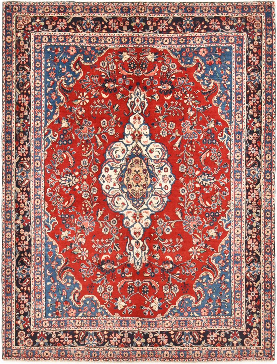 Persian Rug Hamadan 10'3"x7'10" 10'3"x7'10", Persian Rug Knotted by hand
