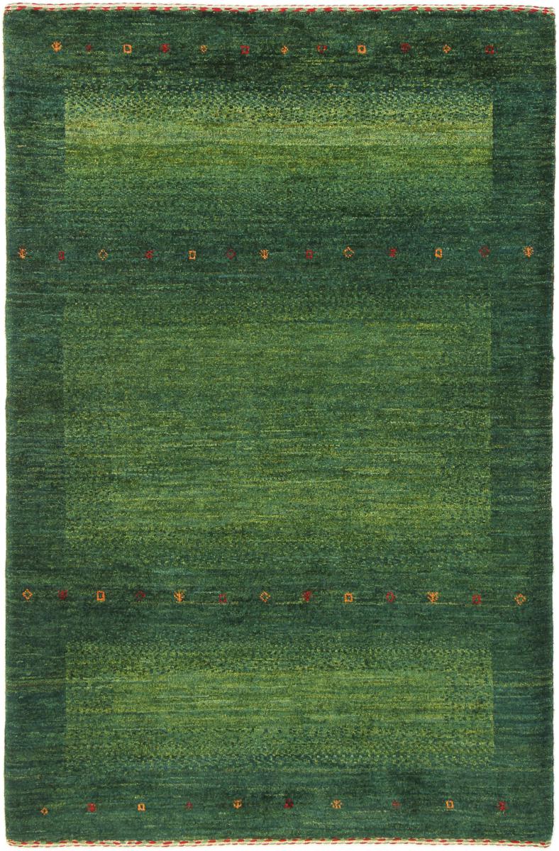 Tapis persan Persan Gabbeh Loribaft Atash 143x97 143x97, Tapis persan Noué à la main