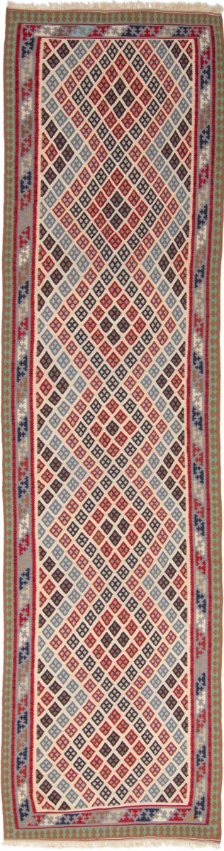  ペルシャ絨毯 キリム Fars 386x97 386x97,  ペルシャ絨毯 手織り
