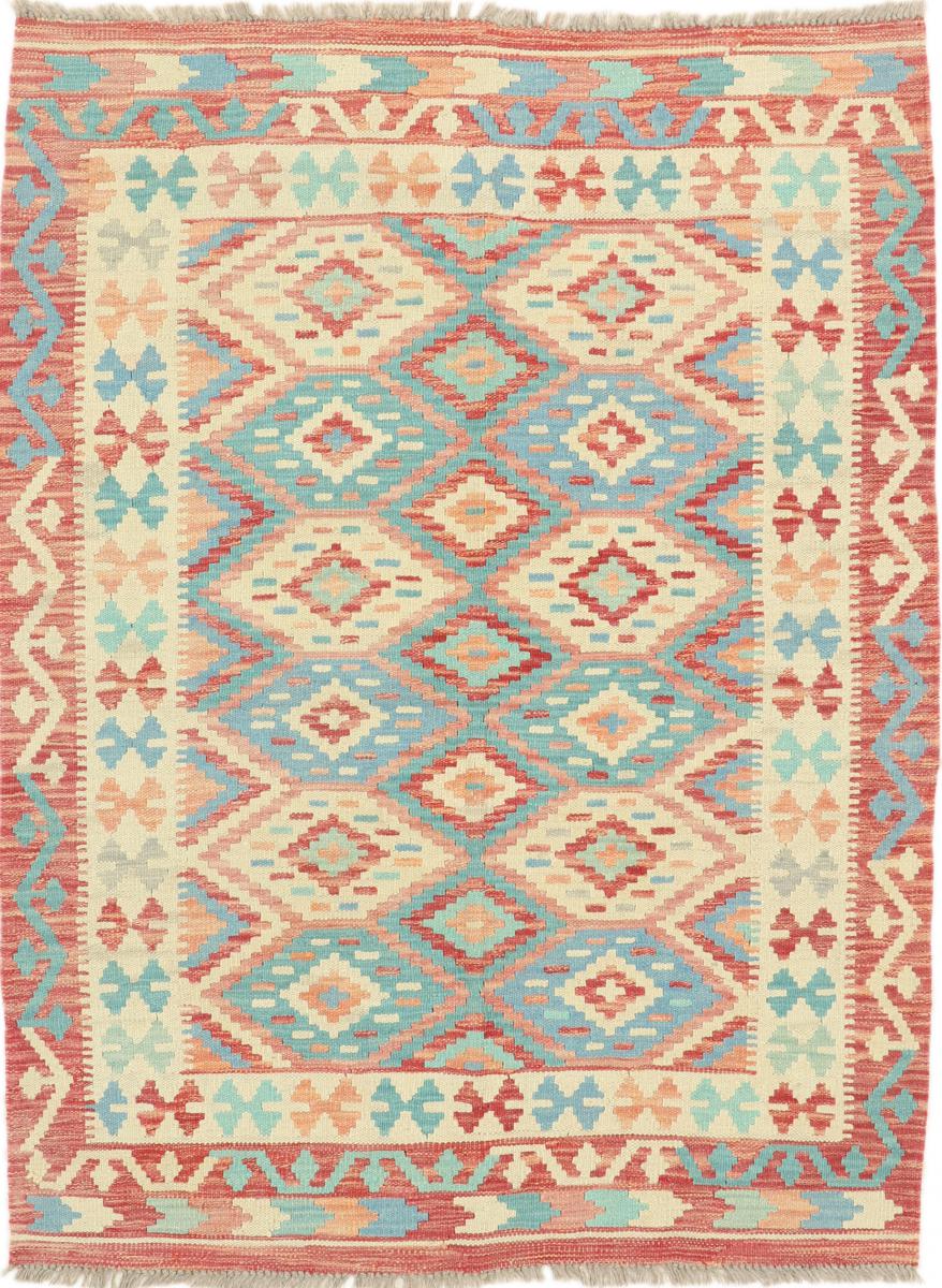 Afghan rug Kilim Afghan Heritage 4'8"x3'7" 4'8"x3'7", Persian Rug Woven by hand