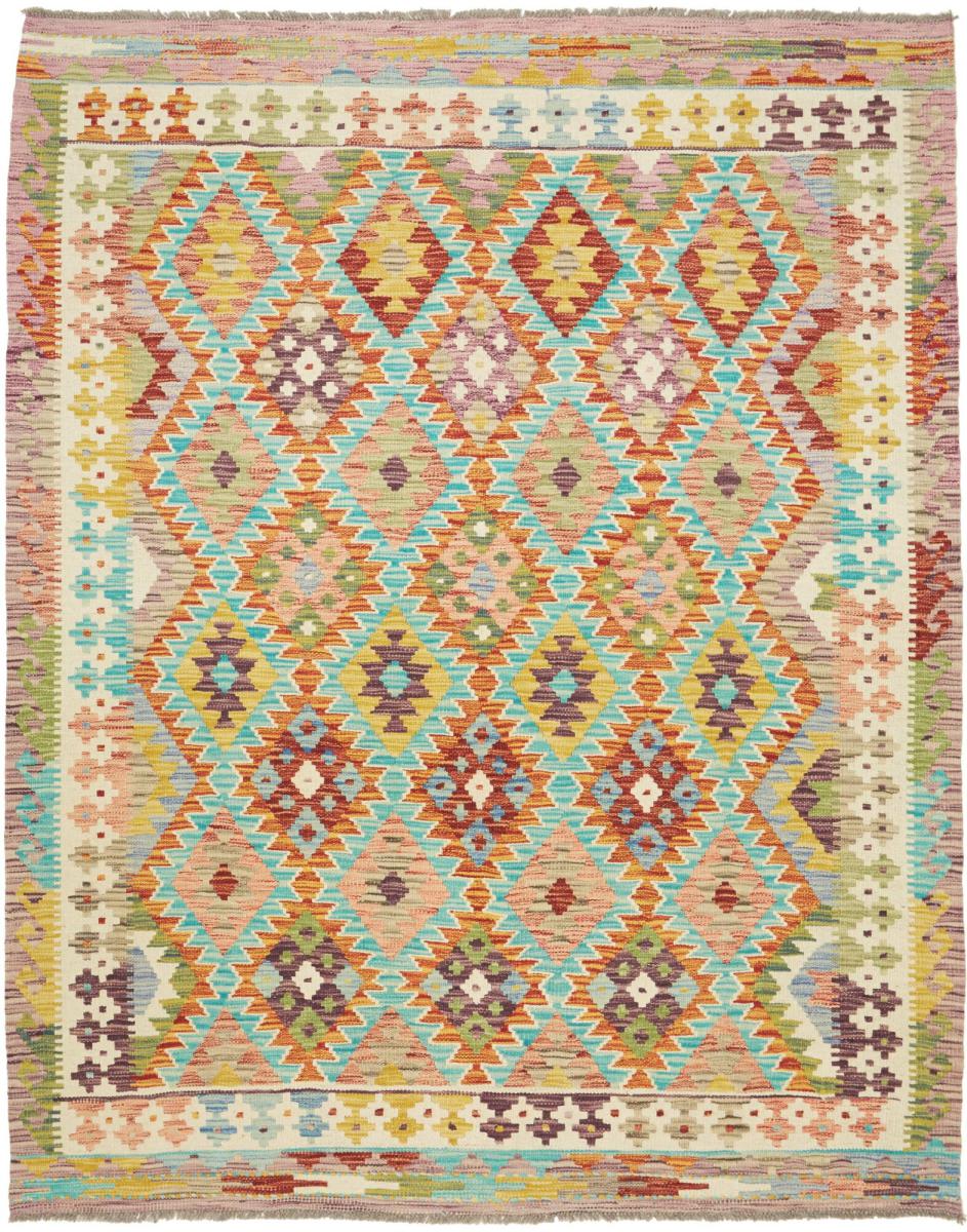 Afghansk teppe Kelim Afghan 6'4"x5'0" 6'4"x5'0", Persisk teppe Handwoven 