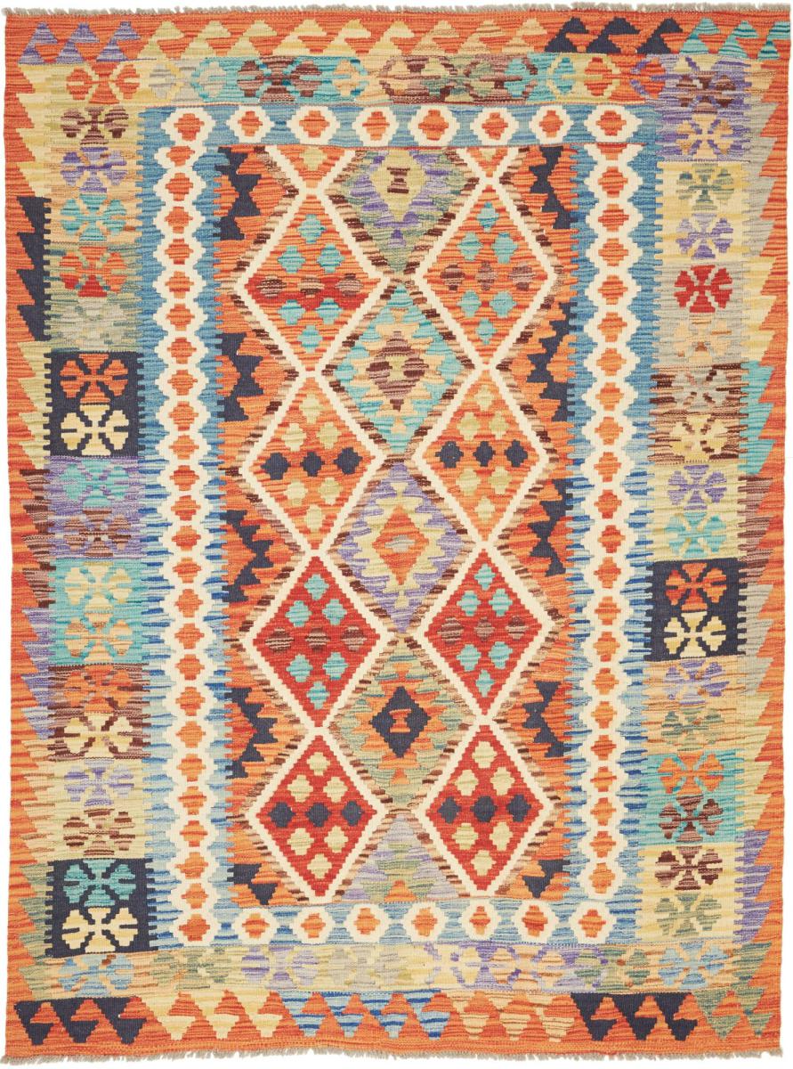 Tapete afegão Kilim Afegão 197x150 197x150, Tapete persa Tecido à mão