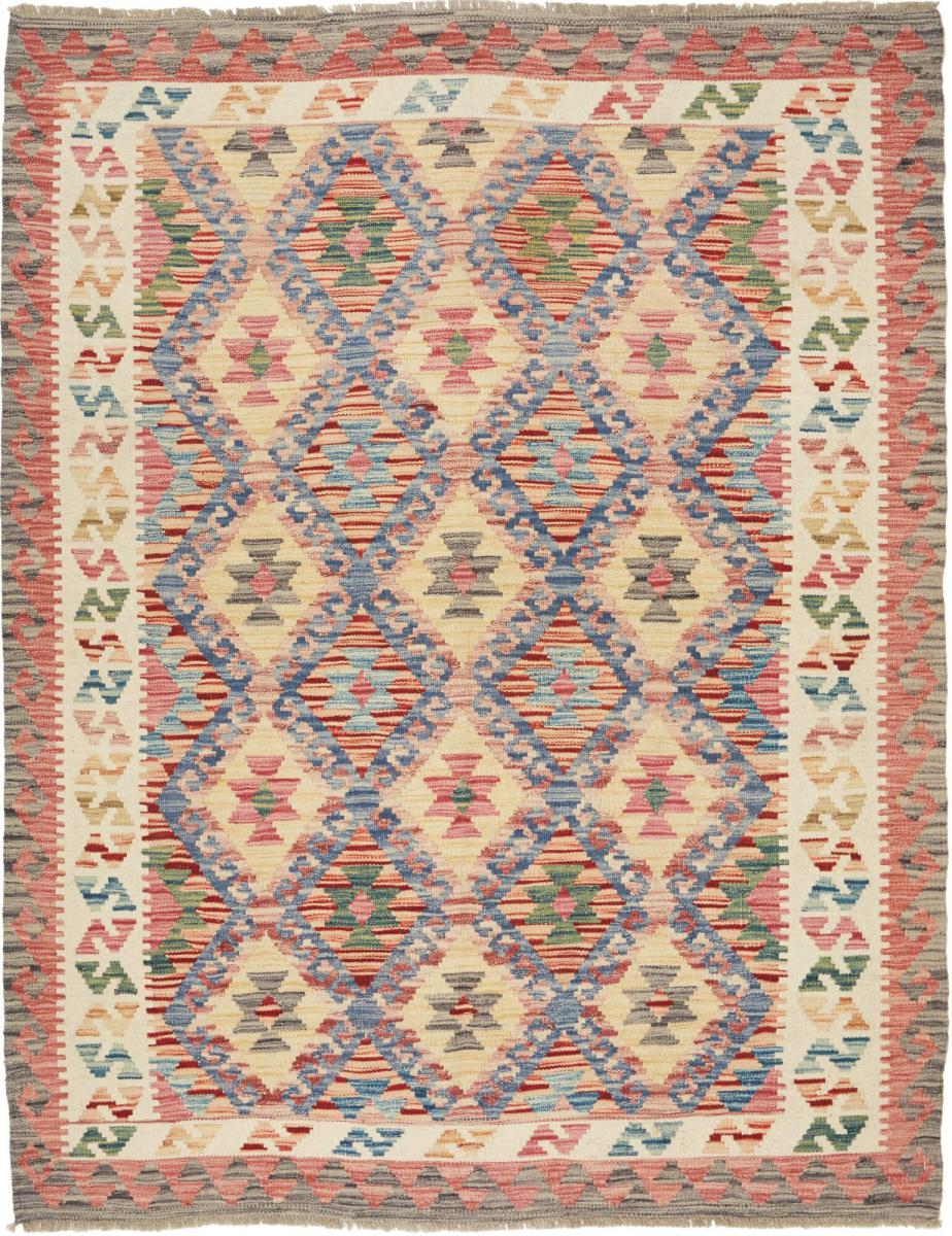 Afghanischer Teppich Kelim Afghan 198x152 198x152, Perserteppich Handgewebt