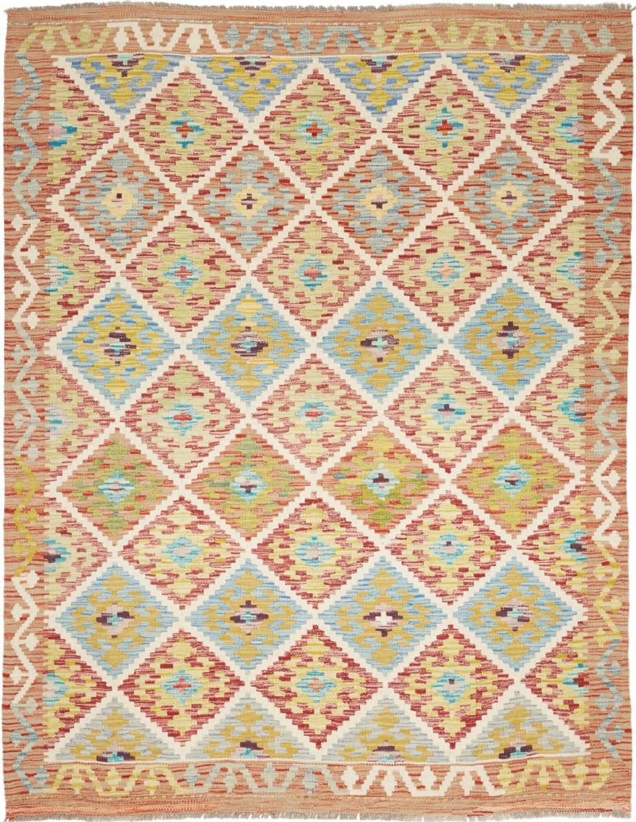 Afghanischer Teppich Kelim Afghan 6'4"x5'2" 6'4"x5'2", Perserteppich Handgewebt