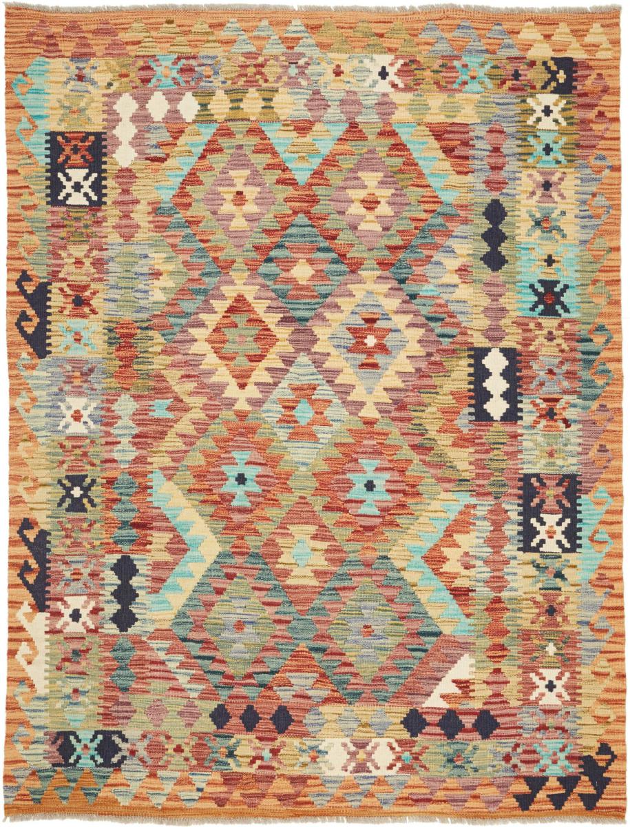 Afghan rug Kilim Afghan 199x154 199x154, Persian Rug Woven by hand
