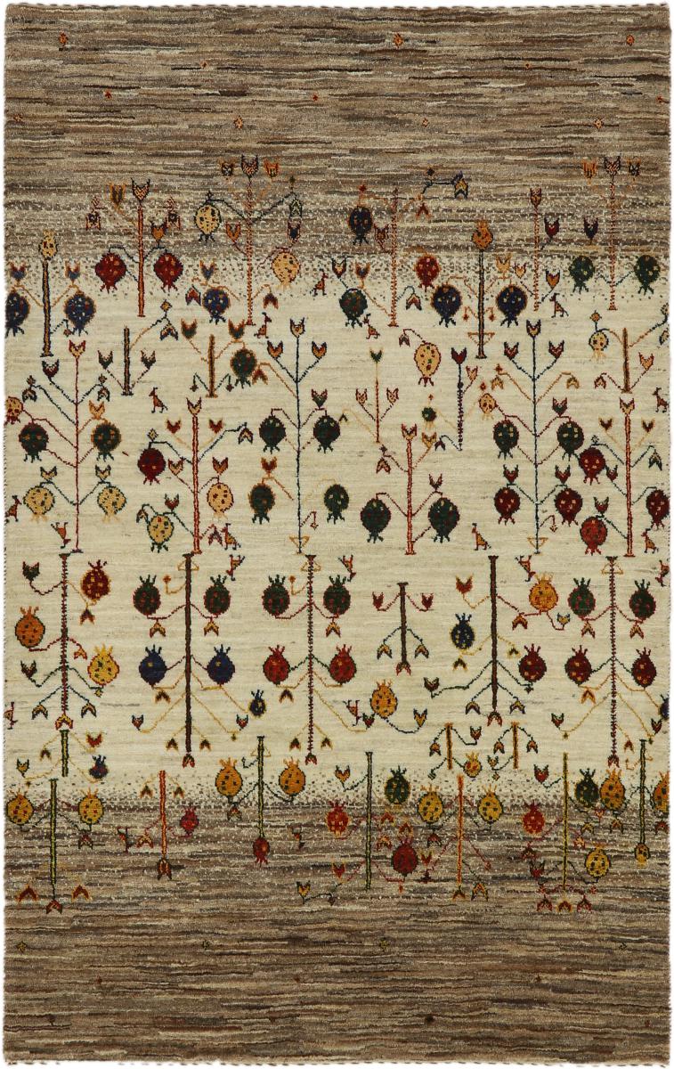 Perzisch tapijt Perzisch Gabbeh Loribaft Nature 5'7"x3'6" 5'7"x3'6", Perzisch tapijt Handgeknoopte