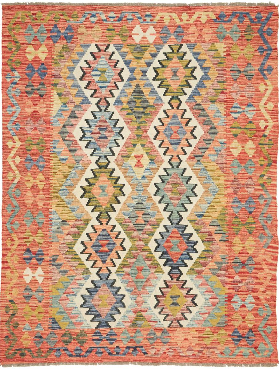 Afghan rug Kilim Afghan 206x152 206x152, Persian Rug Woven by hand