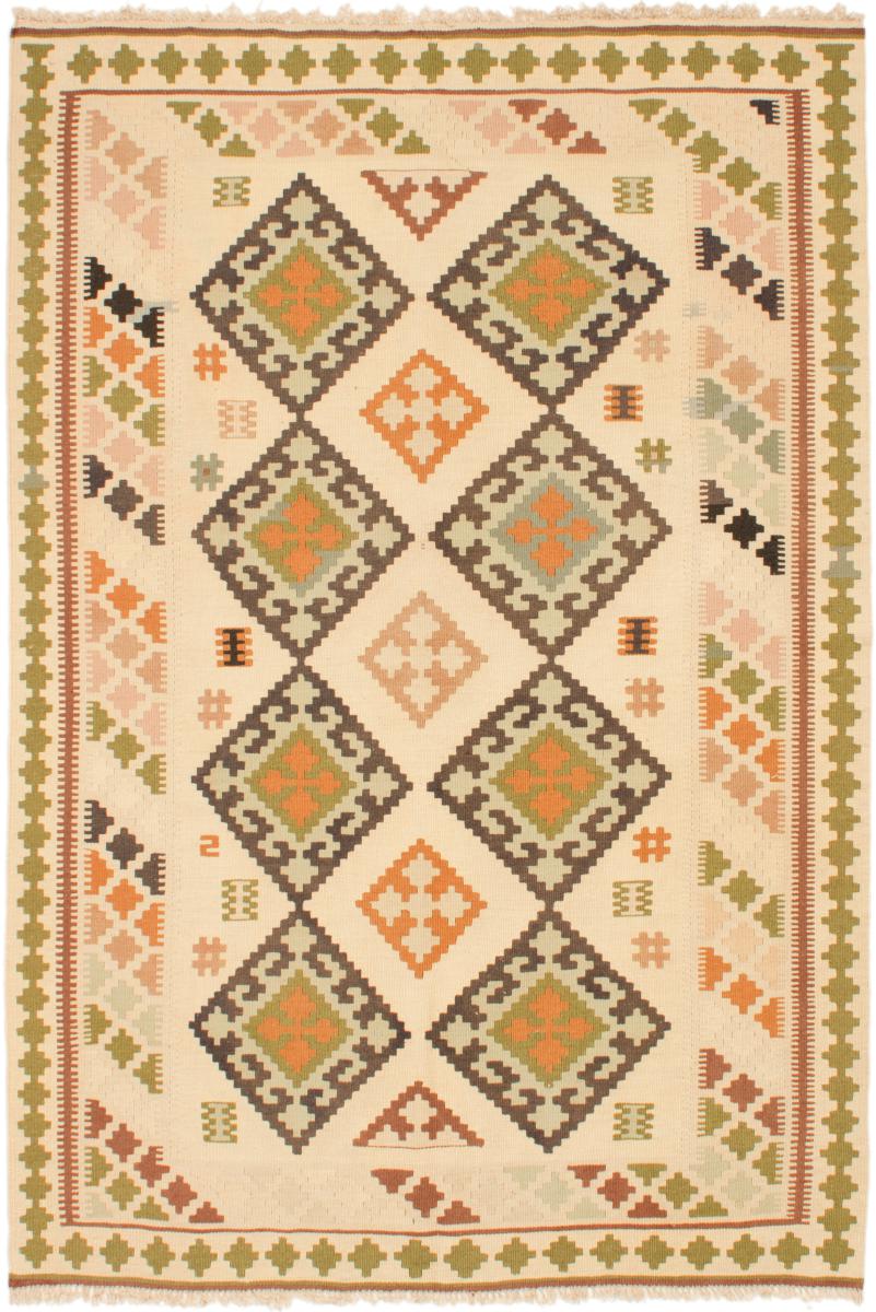 Persisk matta Kilim Fars 197x134 197x134, Persisk matta handvävd 