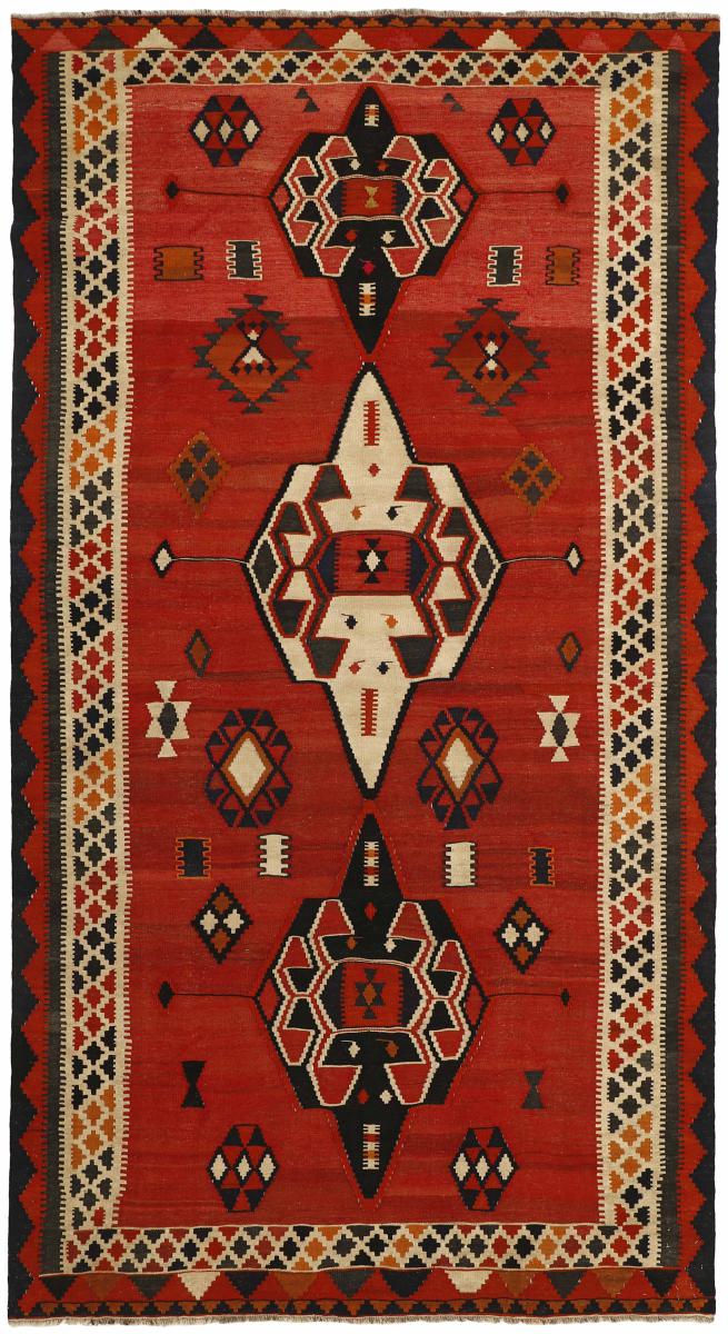 Persian Rug Kilim Fars Heritage 10'4"x5'4" 10'4"x5'4", Persian Rug Woven by hand