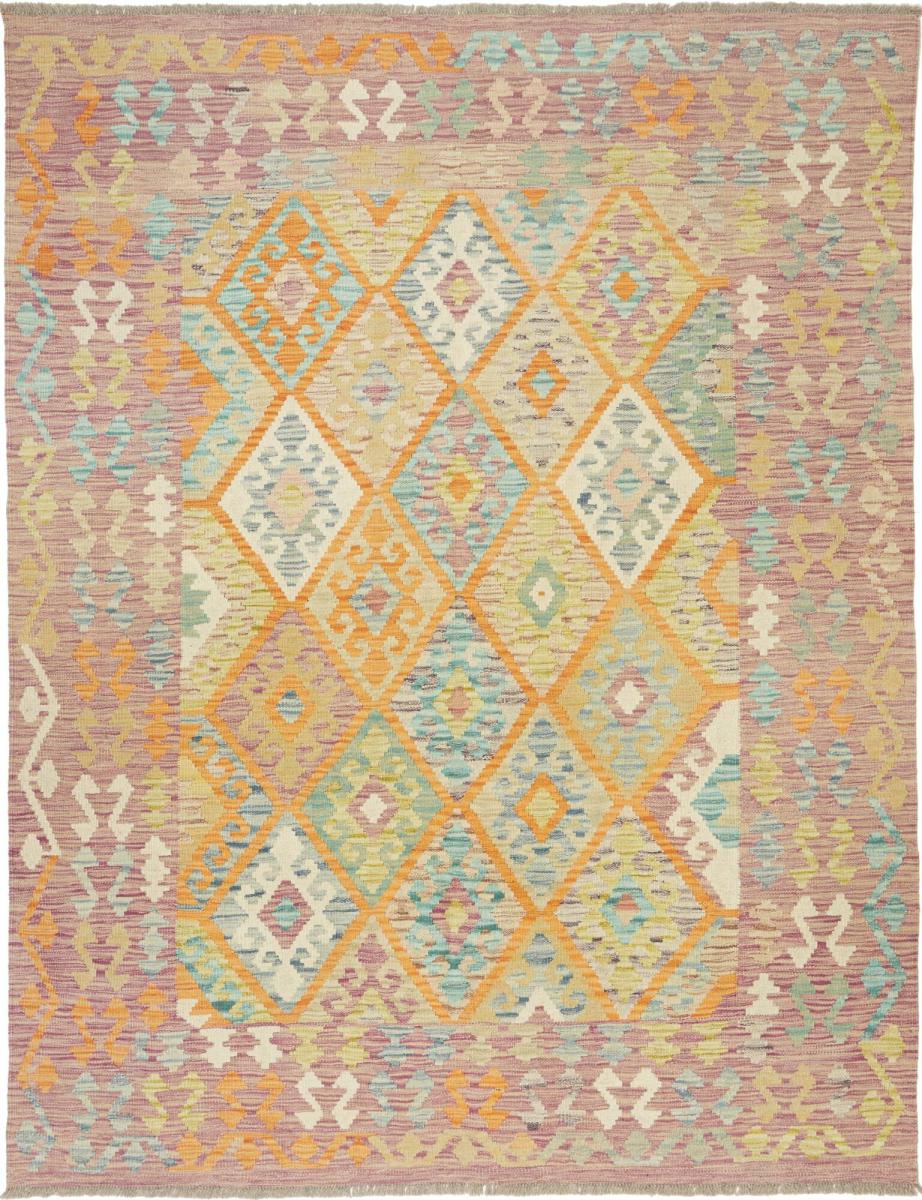 Alfombra afgana Kilim Afghan 202x152 202x152, Alfombra persa Tejido a mano