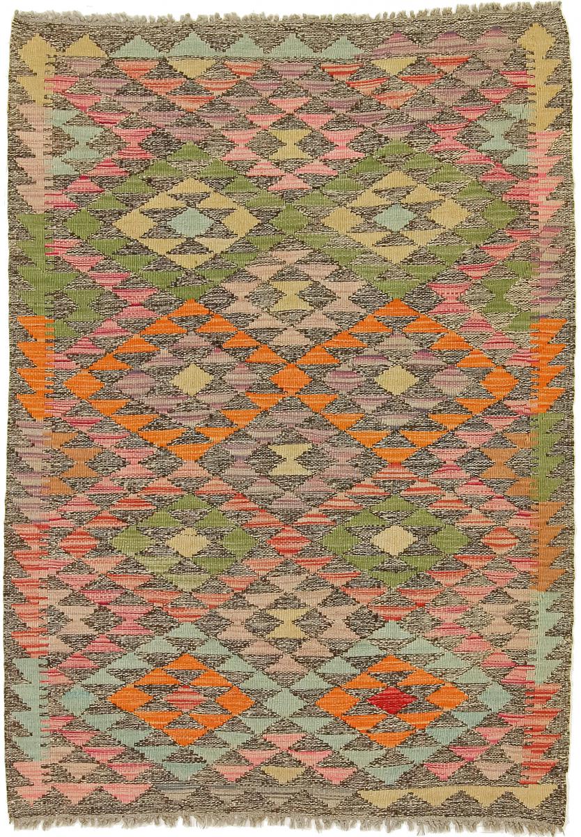 Dywan afgański Kilim Afghan 143x102 143x102, Dywan perski Ręcznie tkane