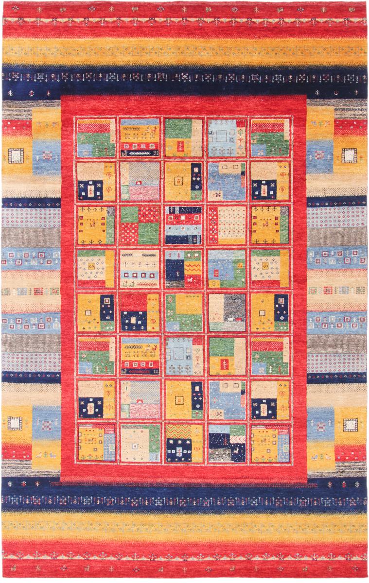 Indiaas tapijt Gabbeh Loribaft 312x200 312x200, Perzisch tapijt Handgeknoopte
