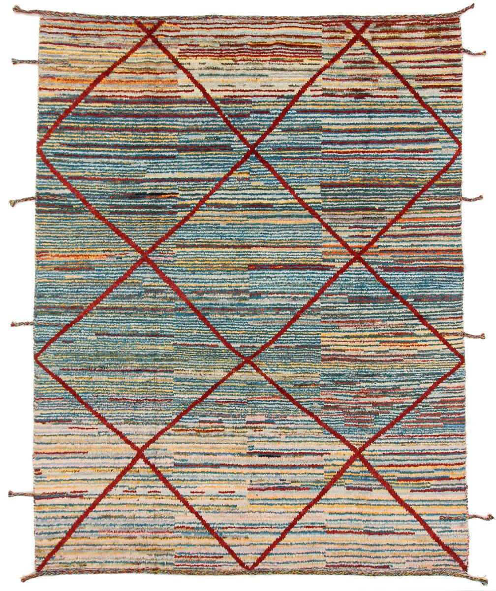 Pakistanischer Teppich Berber Maroccan Design 307x236 307x236, Perserteppich Handgeknüpft