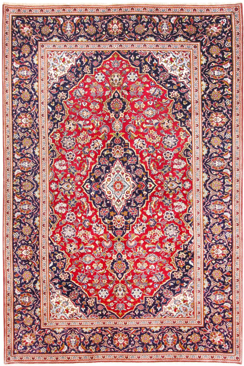 Persian Rug Keshan 9'11"x6'9" 9'11"x6'9", Persian Rug Knotted by hand