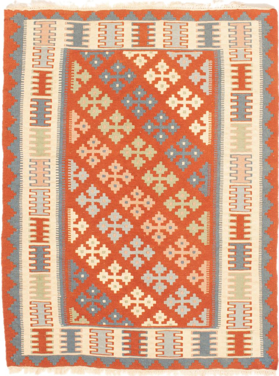 Tapete persa Kilim Fars 134x105 134x105, Tapete persa Tecido à mão