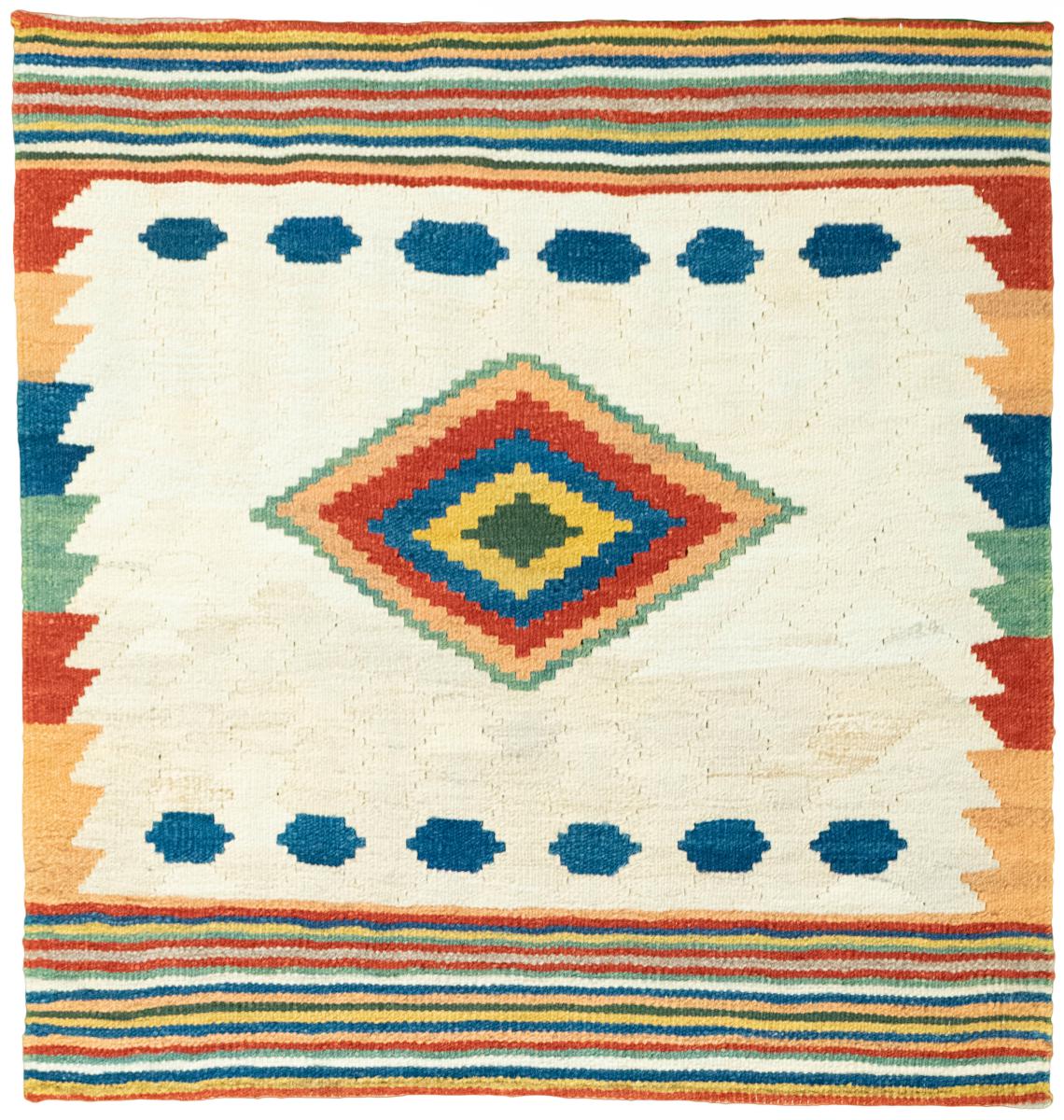  ペルシャ絨毯 キリム Fars 103x101 103x101,  ペルシャ絨毯 手織り