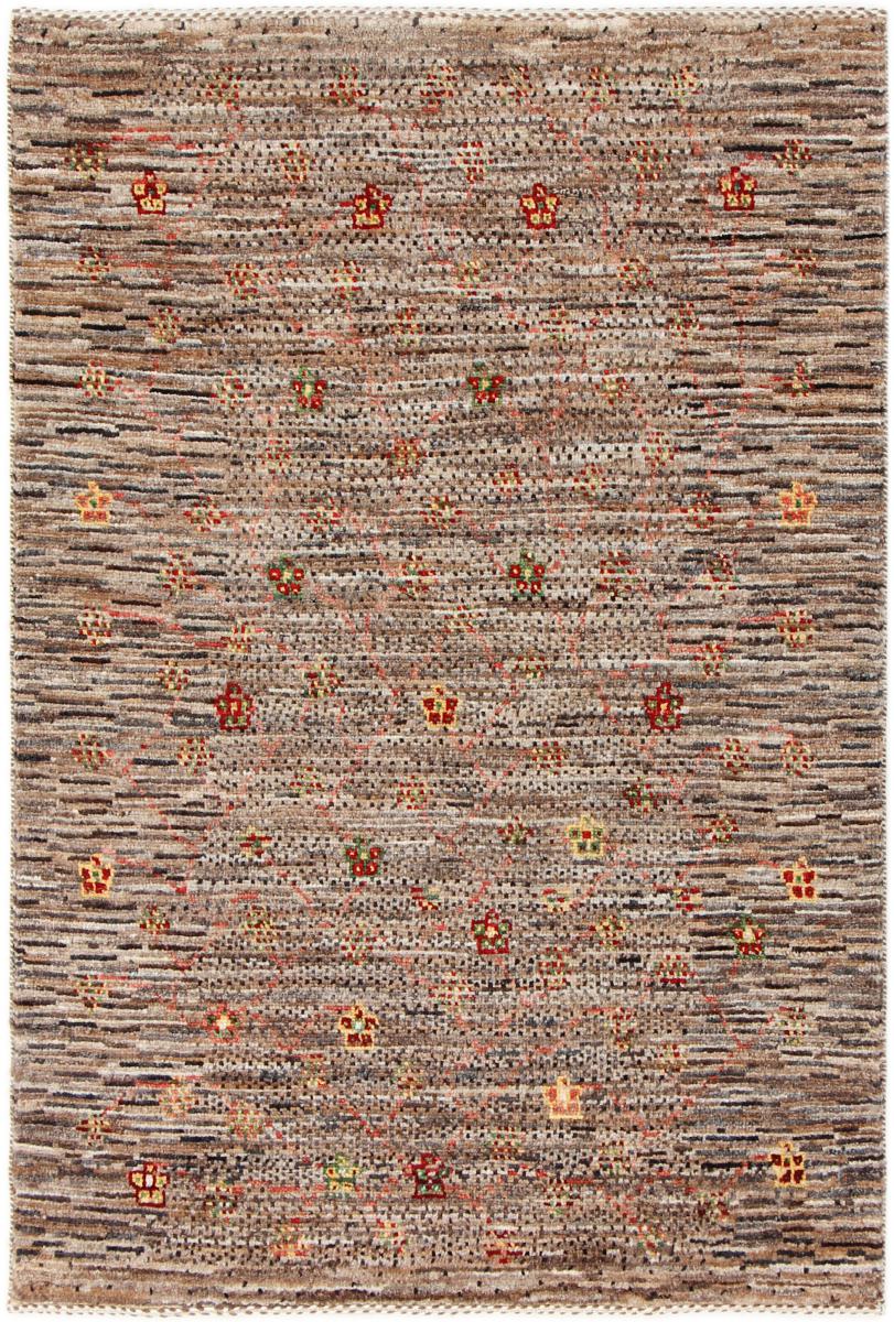 Tapis persan Persan Gabbeh Loribaft Nowbaft 121x82 121x82, Tapis persan Noué à la main