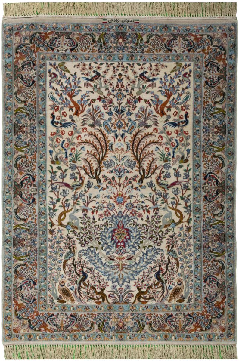 Tappeto persiano Isfahan 5'2"x3'9" 5'2"x3'9", Tappeto persiano Annodato a mano