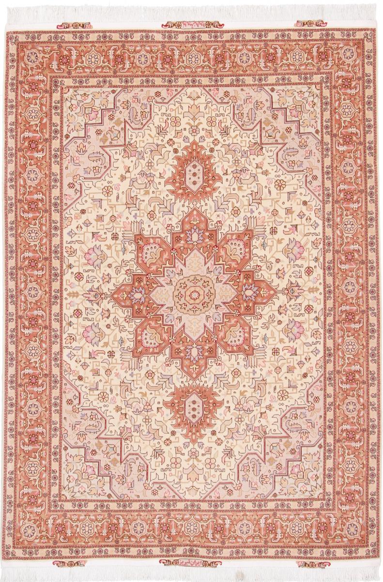 Tapis persan Tabriz 50Raj 6'11"x4'11" 6'11"x4'11", Tapis persan Noué à la main