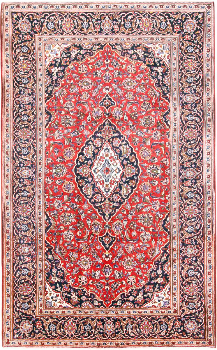 Tapis persan Kashan 317x201 317x201, Tapis persan Noué à la main