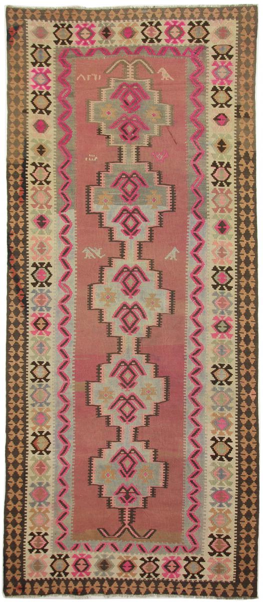 Perserteppich Kelim Fars Azerbaijan Antik 451x196 451x196, Perserteppich Handgewebt