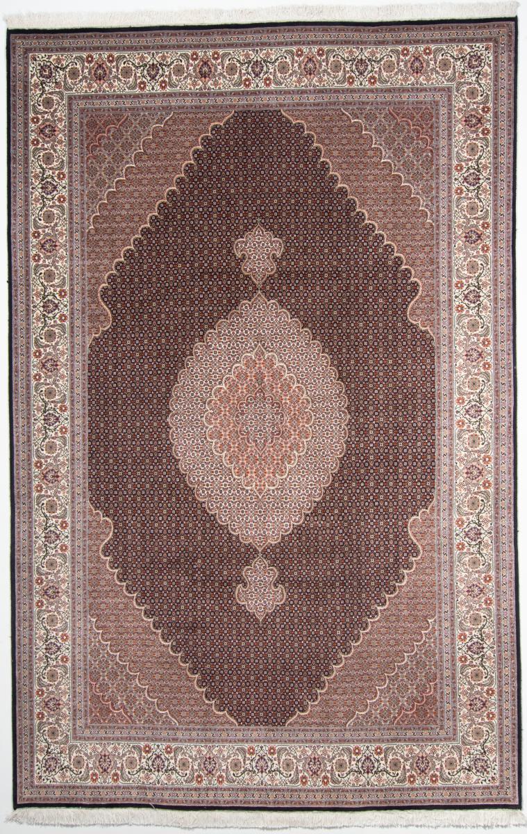 Persian Rug Tabriz 50Raj 10'1"x6'7" 10'1"x6'7", Persian Rug Knotted by hand