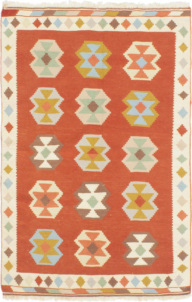 Tapis persan Kilim Fars 159x104 159x104, Tapis persan Tissé à la main