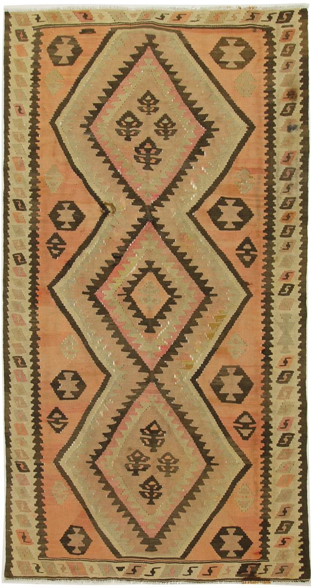 Persian Rug Kilim Fars Azerbaijan Antique 257x136 257x136, Persian Rug Woven by hand