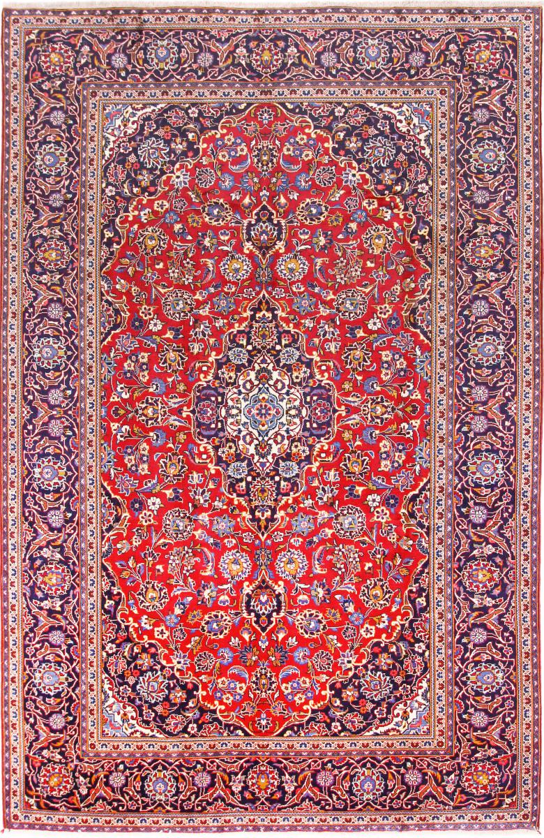 Persian Rug Keshan 9'11"x6'7" 9'11"x6'7", Persian Rug Knotted by hand