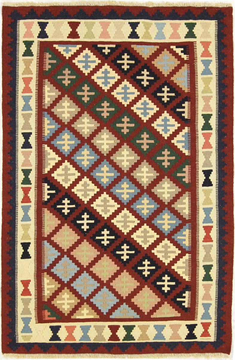 Tapis persan Kilim Fars 151x99 151x99, Tapis persan Tissé à la main