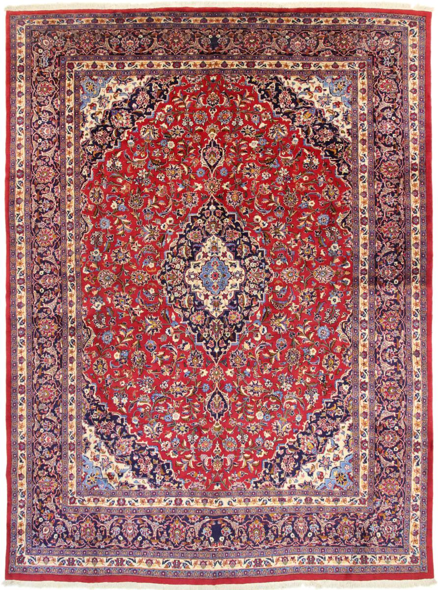 Persian Rug Mashhad 13'9"x9'10" 13'9"x9'10", Persian Rug Knotted by hand