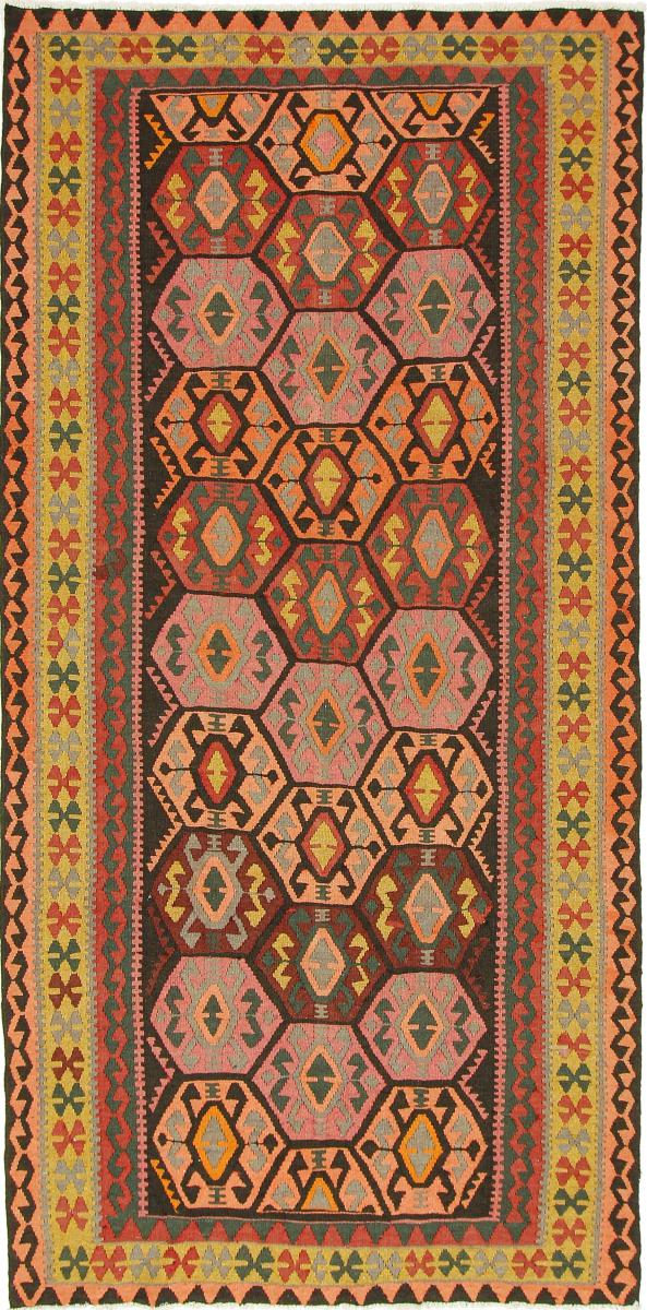 Alfombra persa Kilim Fars Azerbaijan Antiguo 310x152 310x152, Alfombra persa Tejido a mano
