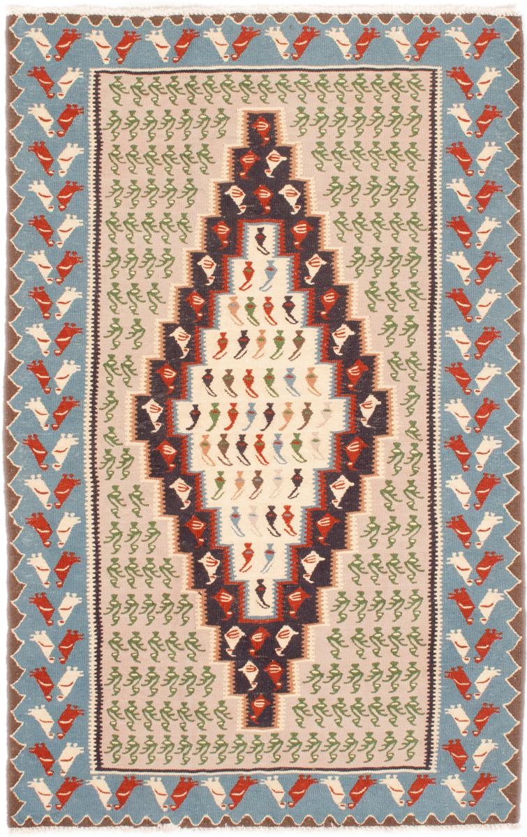  ペルシャ絨毯 キリム Fars 146x89 146x89,  ペルシャ絨毯 手織り
