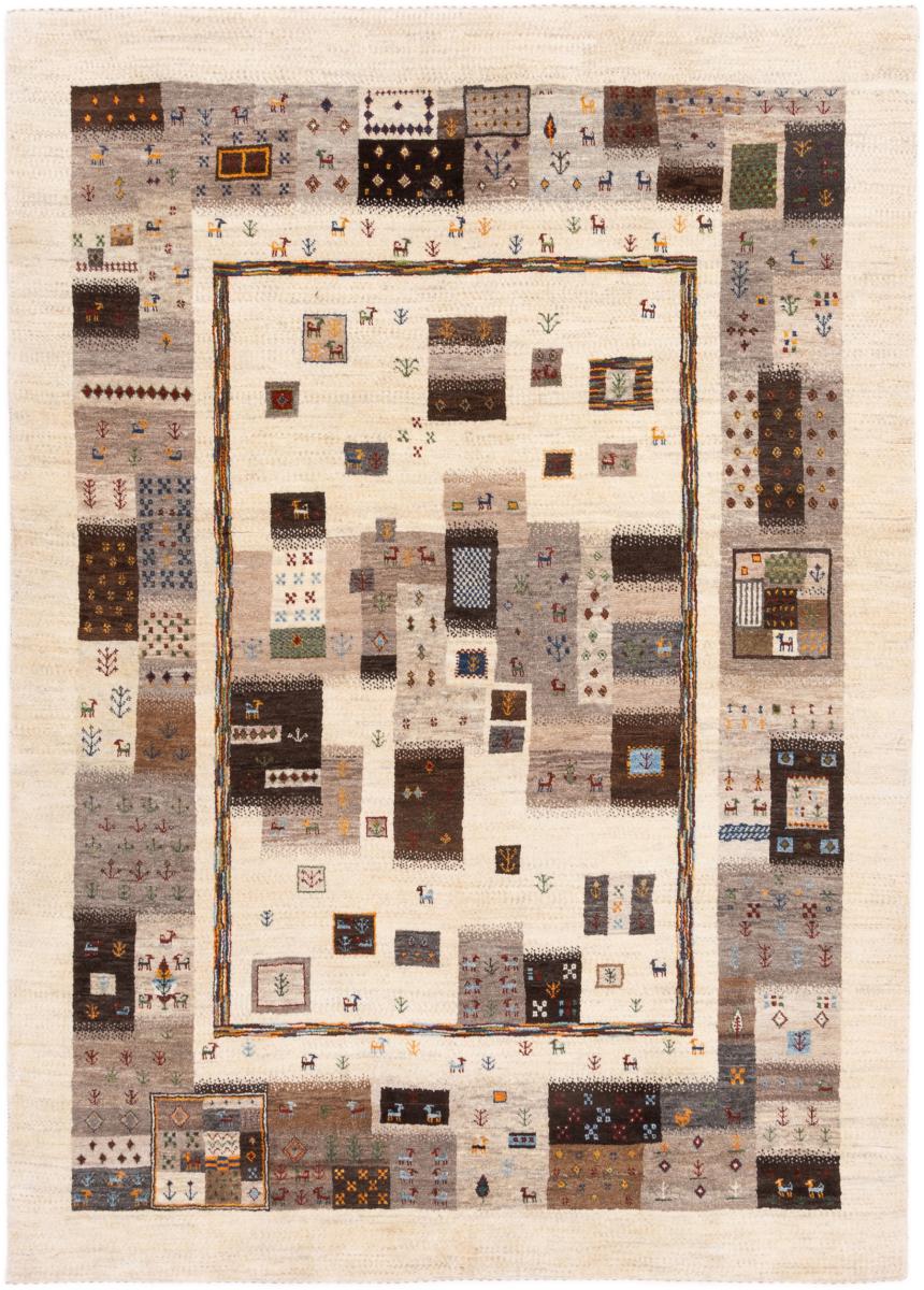 Persialainen matto Persia Gabbeh Loribaft Nature 8'4"x6'0" 8'4"x6'0", Persialainen matto Solmittu käsin