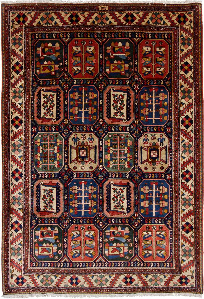 Persialainen matto Bakhtiar Vanha Baba Heydar 299x213 299x213, Persialainen matto Solmittu käsin