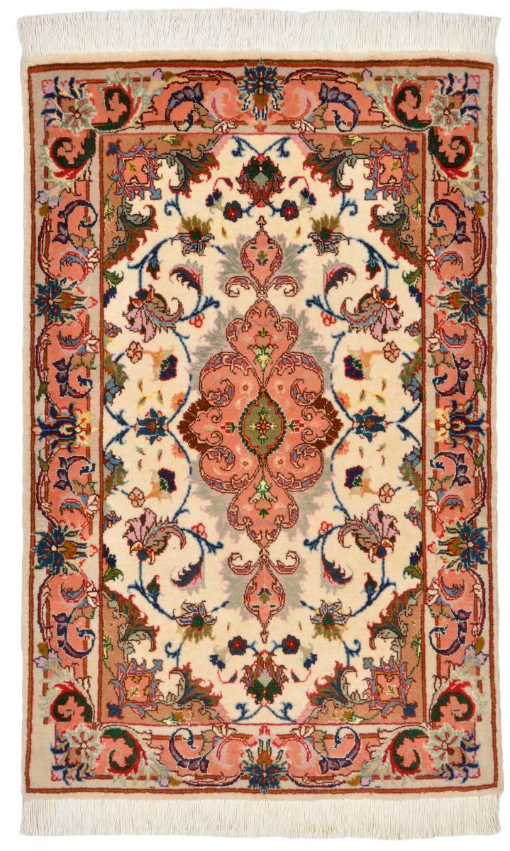 Persian Rug Tabriz 50Raj 3'1"x1'11" 3'1"x1'11", Persian Rug Knotted by hand