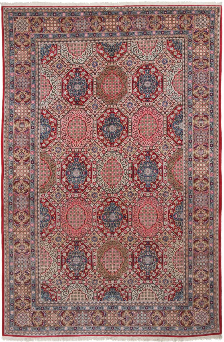 Persialainen matto Keshan Dabir Antiikki 10'6"x7'0" 10'6"x7'0", Persialainen matto Solmittu käsin