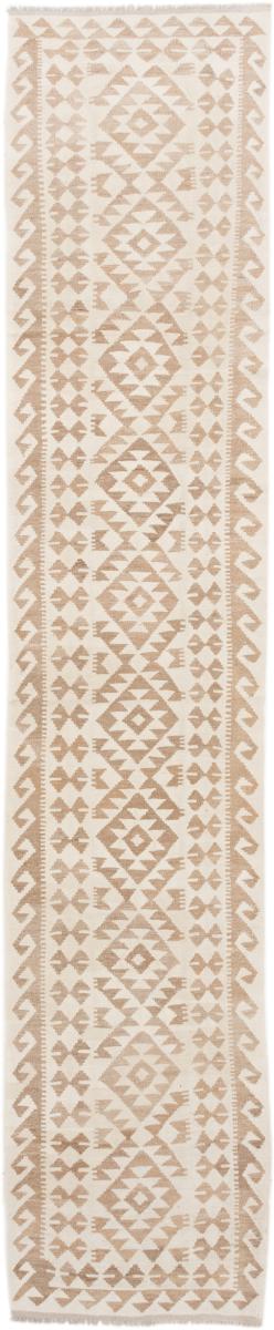 アフガンカーペット キリム アフガン Heritage 395x77 395x77,  ペルシャ絨毯 手織り
