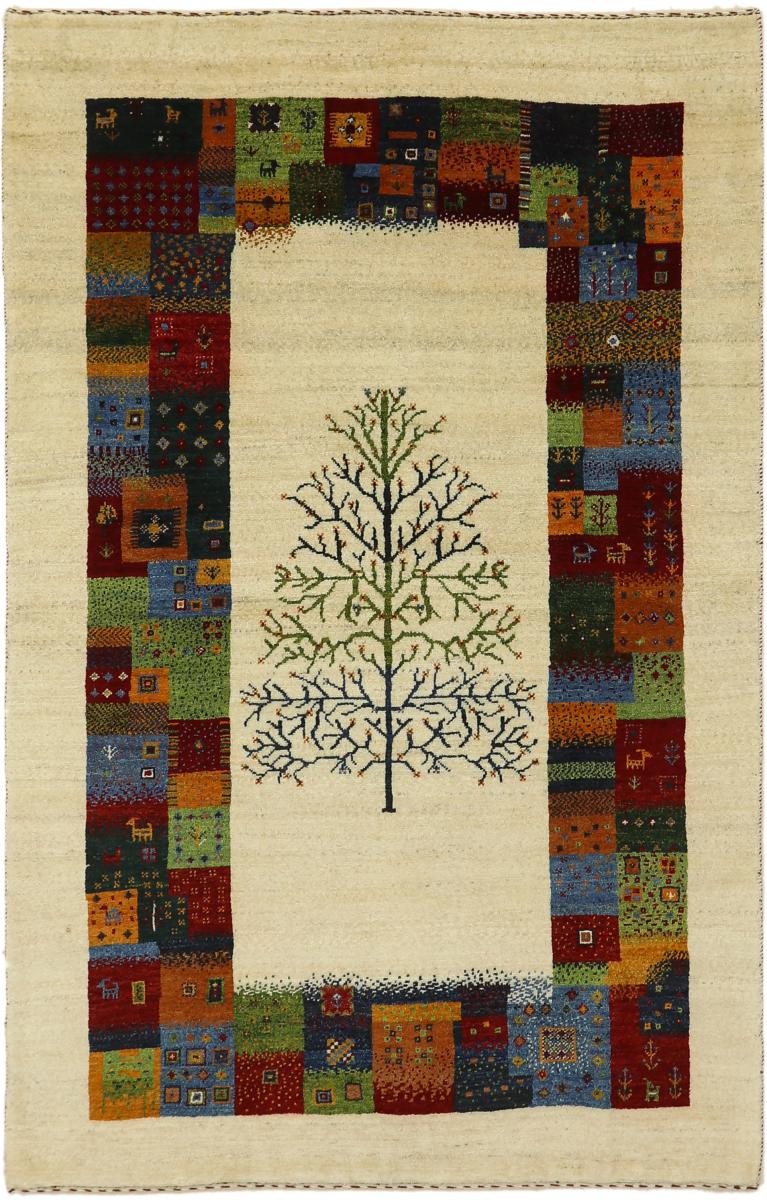 Tapis persan Persan Gabbeh Loribaft Nature 188x120 188x120, Tapis persan Noué à la main