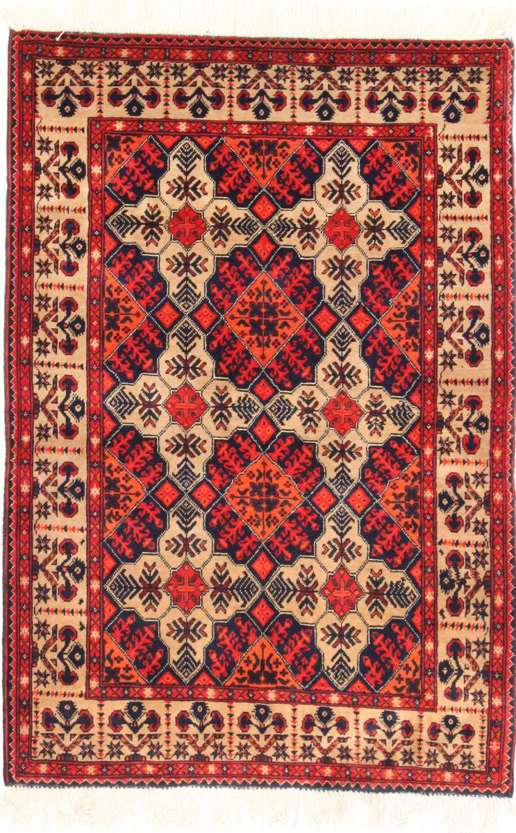Tappeto Afgano Afghan Samargand 143x99 143x99, Tappeto persiano Annodato a mano