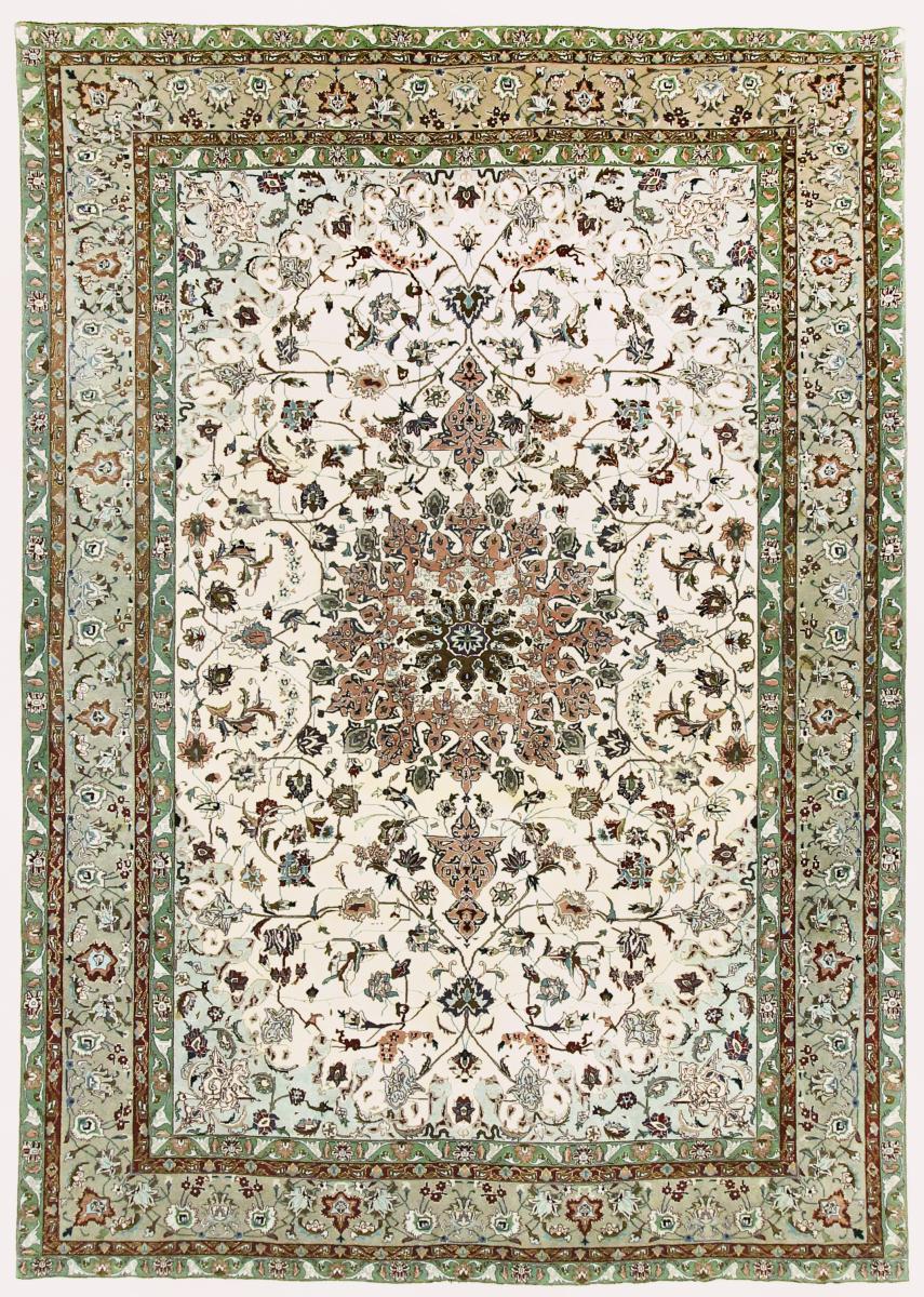 Persian Rug Tabriz 9'10"x6'9" 9'10"x6'9", Persian Rug Knotted by hand