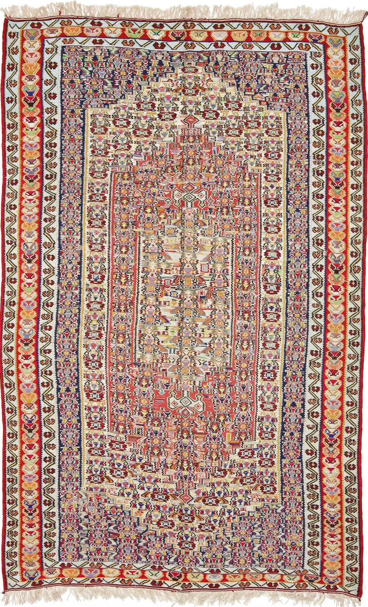 Persian Rug Kilim Senneh 251x154 251x154, Persian Rug Knotted by hand